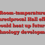 Room-temperature nonreciprocal Hall effect could heat up future technology development