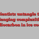 Scientists untangle the challenging complexities of radiocarbon in ice cores