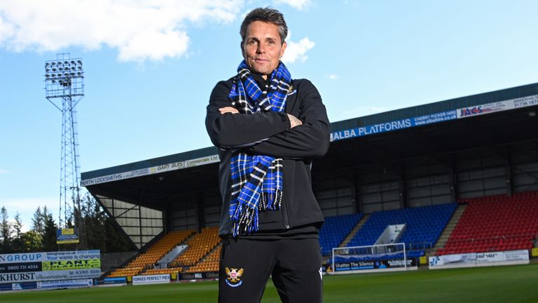 PERTH, SCOTLAND - OCTOBER 02: St Johnstone unveil new Head Coach Simo Valakari during a press conference at McDiarmid Park, on October 02, 2024, in Perth, Scotland. (Photo by Rob Casey / SNS Group)