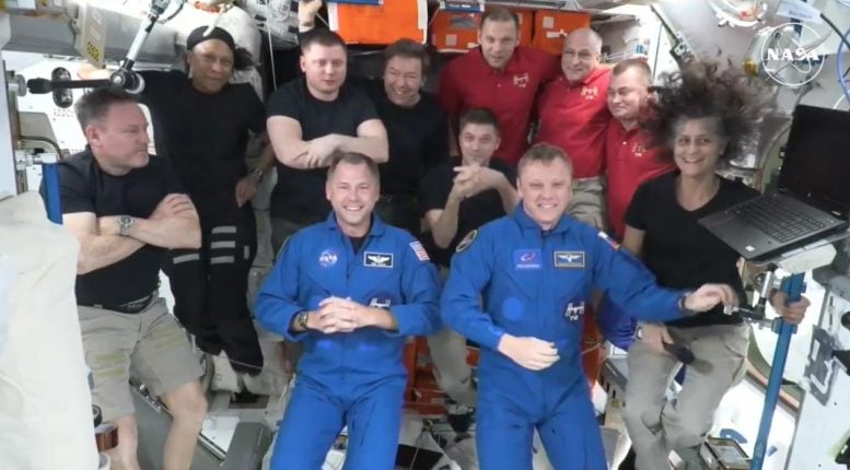 NASA SpaceX Crew-9 Joins Expedition 72