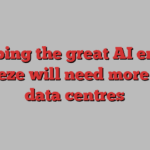 Stopping the great AI energy squeeze will need more than data centres