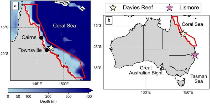 Study shows wind patterns key in causing coral bleaching on Great Barrier Reef