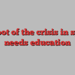 The root of the crisis in special needs education