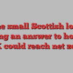 The small Scottish loch holding an answer to how the UK could reach net zero