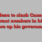 Trudeau to slash Canada’s migrant numbers in bid to shore up his government