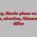 Trump, Harris plans on drug costs, abortion, Obamacare differ