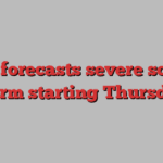 US forecasts severe solar storm starting Thursday