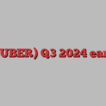 Uber (UBER) Q3 2024 earnings