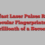 Ultrafast Laser Pulses Reveal Molecular Fingerprints in a Trillionth of a Second