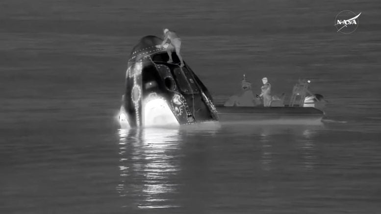 NASA SpaceX Crew-8 Makes After Splashdown