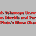 Webb Telescope Uncovers Carbon Dioxide and Peroxide on Pluto’s Moon Charon