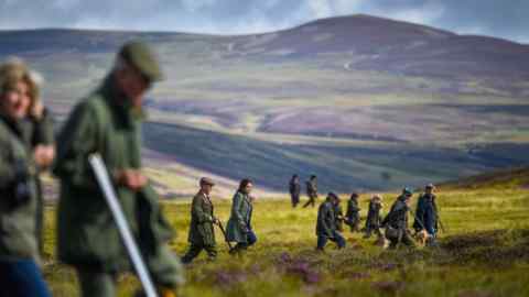 A shooting party in Aviemore