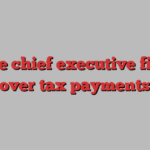 Wise chief executive fined over tax payments