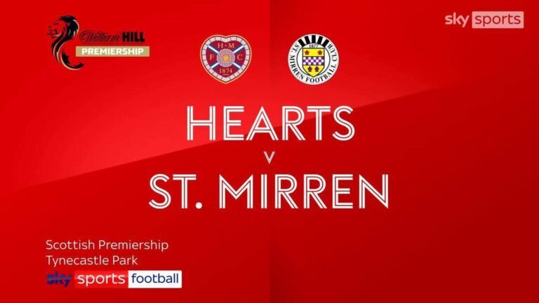 Hearts 4-0 St Mirren