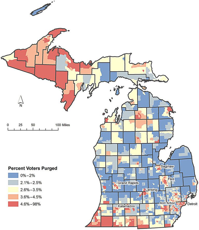 Research sheds light on impact and bias of voter purging in Michigan