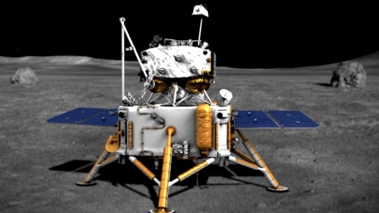 Chang'e 5 Lander on Moon