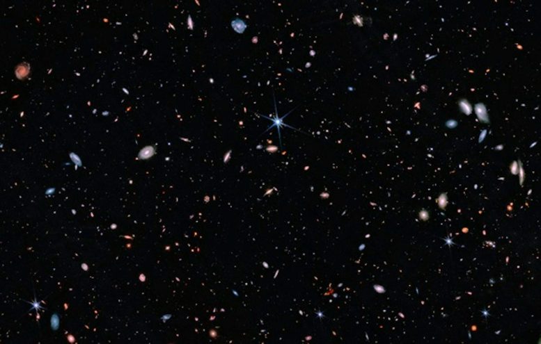 Deep Field Image Using JWST