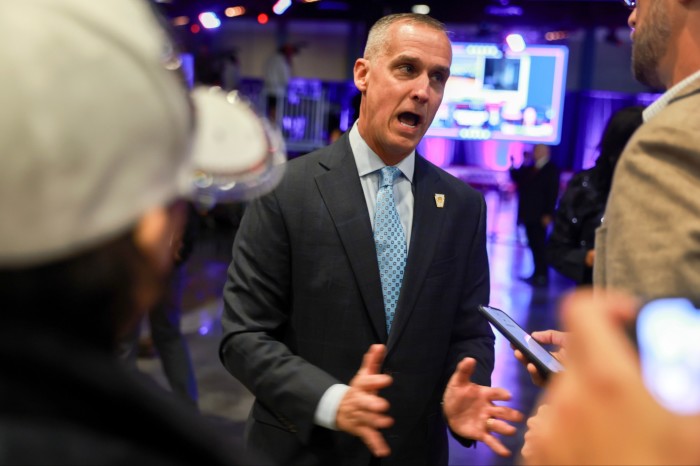 Former Trump staffer Corey Lewandowski at the Palm Beach Convention Center