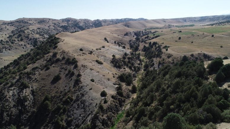 Drone Image of Mountains in Tugunbulak