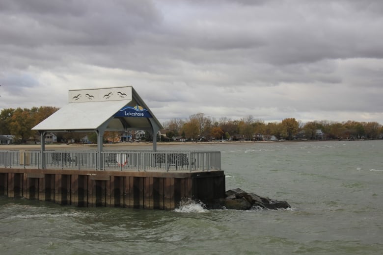 The pier and main beach in Belle River, Ont., has undergone several changes over the year since the message in a bottle was first chucked in the lake in 1998.