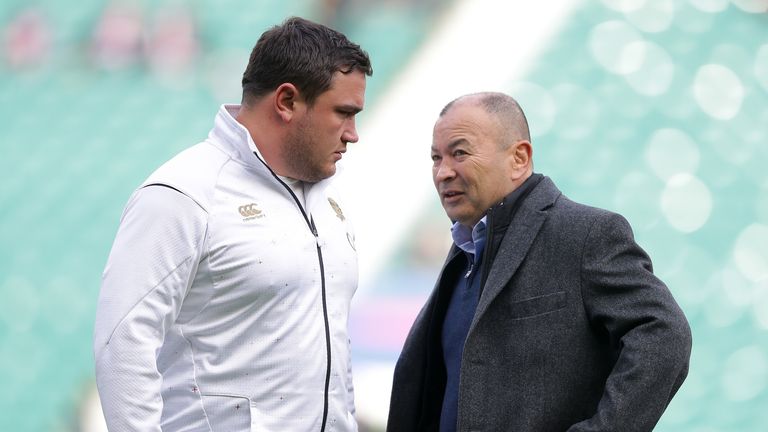 Jamie George, Eddie Jones 