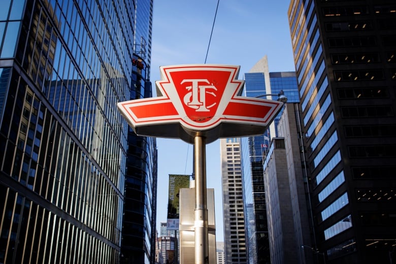 Toronto Transit Commission signage is pictured on Jan. 26, 2023.