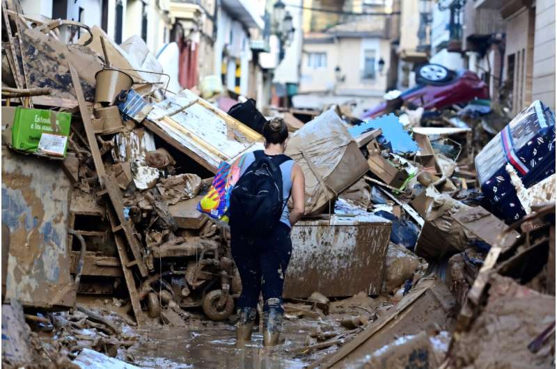 Weather extremes in October included deadly flooding in Spain