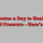 5 Minutes a Day to Healthier Blood Pressure – Here’s How