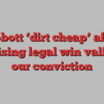 Abbott ‘dirt cheap’ after surprising legal win validates our conviction