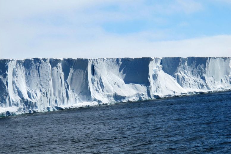 Ross Sea Ice Shelf in Antarctica