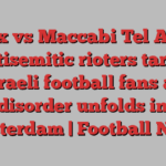 Ajax vs Maccabi Tel Aviv: Antisemitic rioters target Israeli football fans as disorder unfolds in Amsterdam | Football News