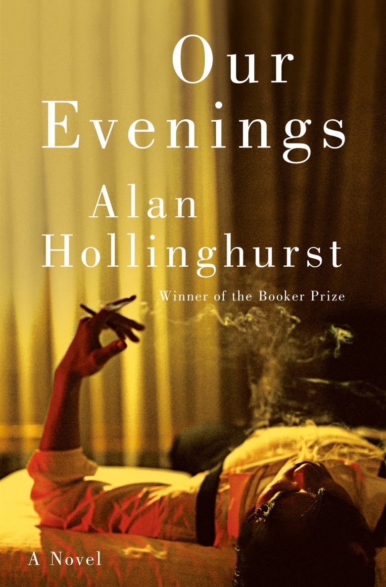 A book cover of a man smoking lying down on his bed.