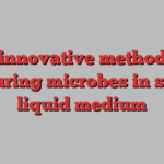 An innovative method for culturing microbes in static liquid medium