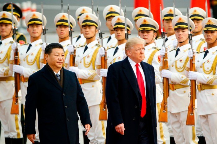 Donald Trump and Xi Jinping in Beijing in 2017