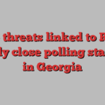 Bomb threats linked to Russia briefly close polling stations in Georgia