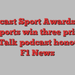 Broadcast Sport Awards 2024: Sky Sports win three prizes as Real Talk podcast honoured | F1 News