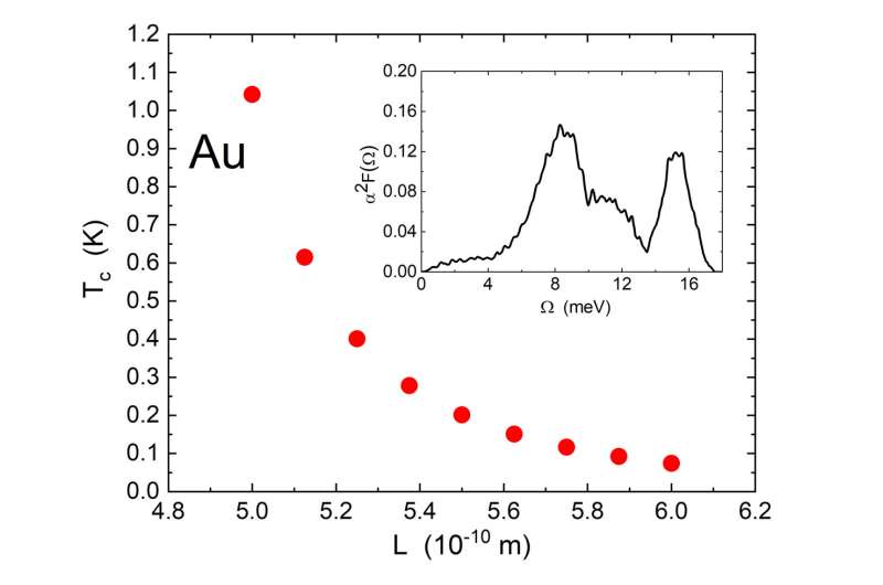 Can the noble metals become superconductors?