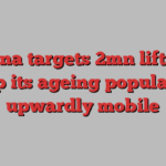 China targets 2mn lifts to keep its ageing population upwardly mobile