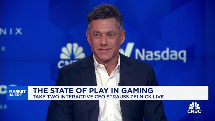 Take-Two Interactive CEO Strauss Zelnick: We're an organic growth story going forward