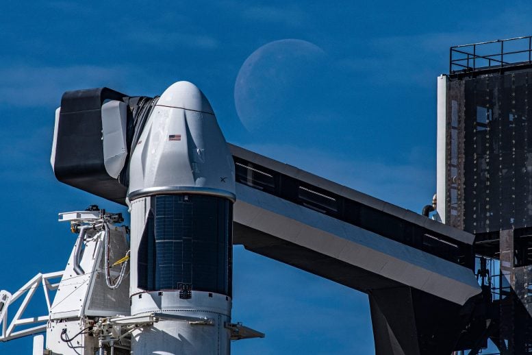 NASA SpaceX CRS 27 Dragon Before Liftoff