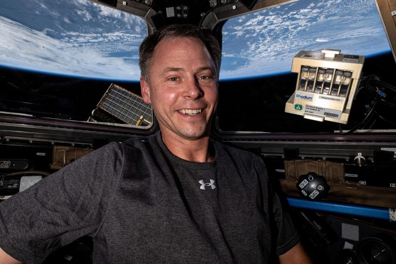 Astronaut Nick Hague Shows Off Space Botany Hardware