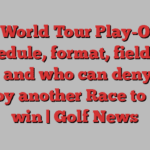 DP World Tour Play-Offs: Schedule, format, field, TV times and who can deny Rory McIlroy another Race to Dubai win | Golf News