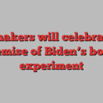 Dealmakers will celebrate the demise of Biden’s bold experiment