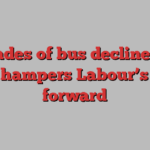 Decades of bus decline and what hampers Labour’s route forward