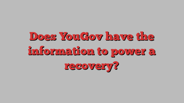 Does YouGov have the information to power a recovery?