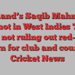 England’s Saqib Mahmood red hot in West Indies T20s and not ruling out red-ball return for club and country | Cricket News