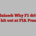 Explained: Why F1 drivers have hit out at FIA President