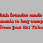 Grubhub founder made $1bn proposals to buy company back from Just Eat Takeaway