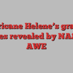 Hurricane Helene’s gravity waves revealed by NASA’s AWE