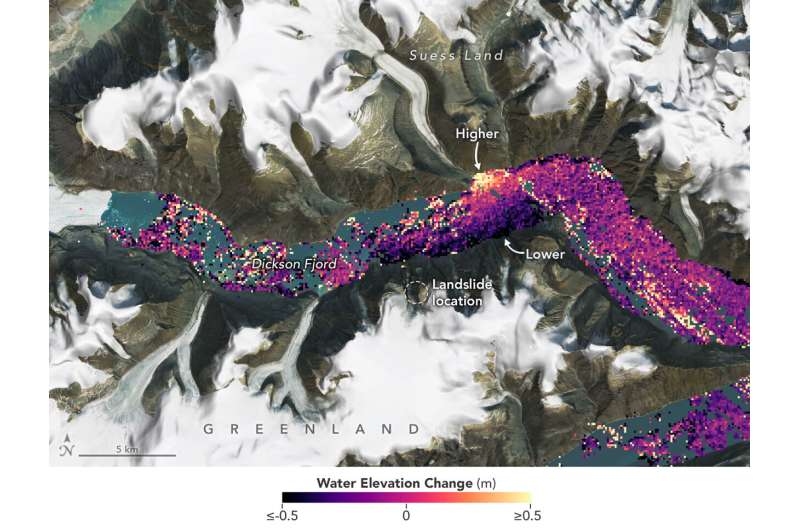 International SWOT satellite spots planet-rumbling Greenland tsunami